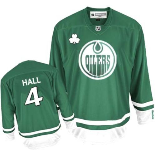 Reebok Edmonton Oilers NO.4 Taylor Hall Men's Jersey (Green Premier St Patty's Day) Reebok Edmonton Oilers NO.4 Taylor Hall Men's Jersey (Green Premier St Patty's Day)