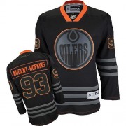 Reebok Edmonton Oilers NO.93 Ryan Nugent-Hopkins Men's Jersey (Black Ice Authentic)