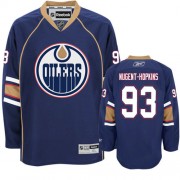 Reebok Edmonton Oilers NO.93 Ryan Nugent-Hopkins Youth Jersey (Navy Blue Premier Third)