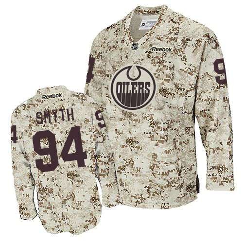 اعادة ارقام Edmonton Oilers NO.94 Ryan Smyth Men's Jersey (Camouflage Premier) اعادة ارقام