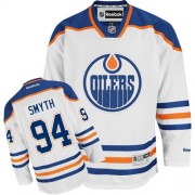 Reebok Edmonton Oilers NO.94 Ryan Smyth Men's Jersey (White Authentic Away)