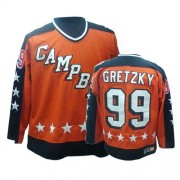 CCM Edmonton Oilers NO.99 Wayne Gretzky Men's Jersey (Orange Authentic All Star Throwback)