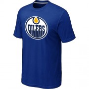 Edmonton Oilers Men's Team Logo Short Sleeve T-Shirt - Blue