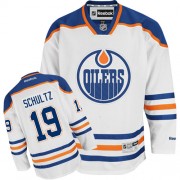 Reebok Edmonton Oilers NO.19 Justin Schultz Men's Jersey (White Authentic Away)