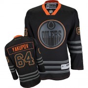 Reebok Edmonton Oilers NO.64 Nail Yakupov Men's Jersey (Black Ice Authentic)